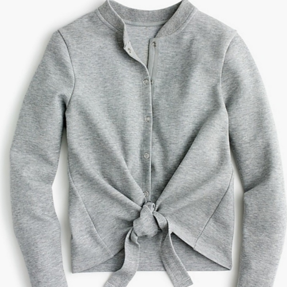 J. Crew Front-tie Long Sleeve Cardigan